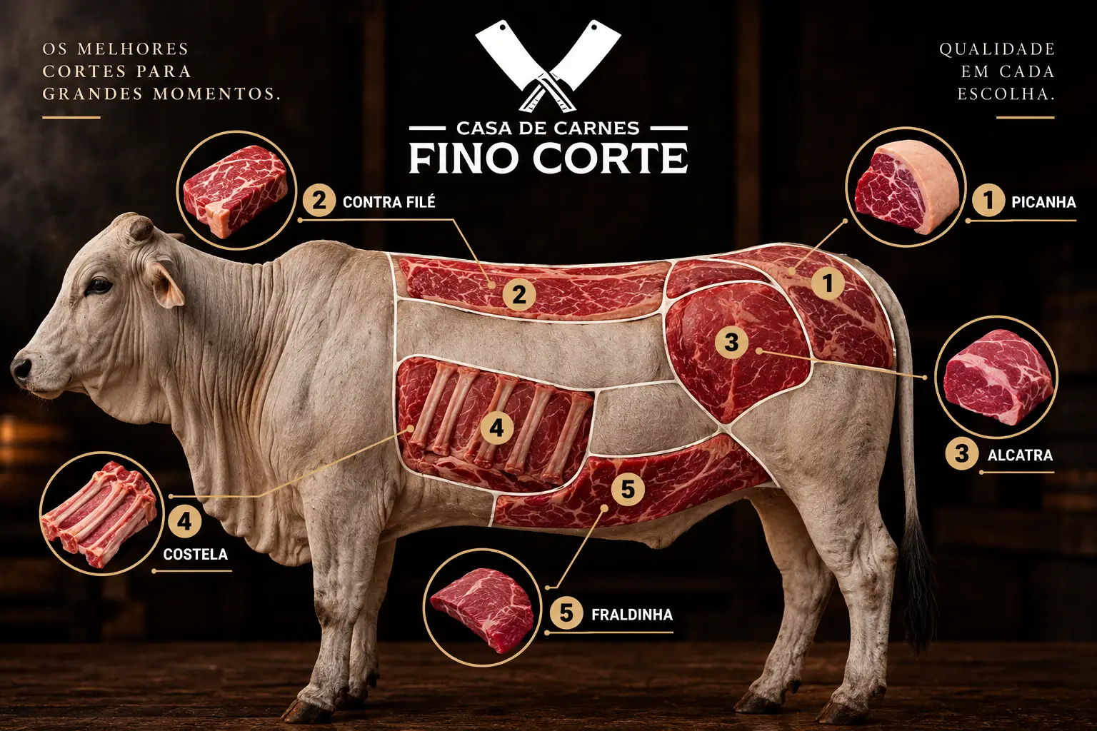 Cortes de Carne Bovina